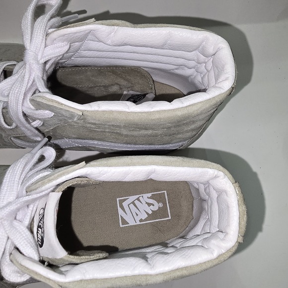 Vans SK8-Hi HEIQ Eco Dry Shoes Mens Sz 13 Suede Sage Green Skate Sneakers - Picture 6 of 8